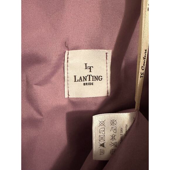 LanTing Bride Midi Dress Mother Of Bride/Groom Bridesmaid Lined V Neck NWT - Picture 5 of 13